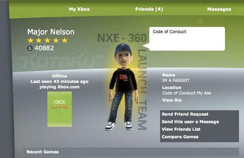 Xbox LIVE-аккаунт Major Nelson'a взломали